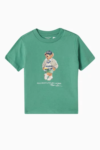 Polo Bear T-Shirt in Cotton Jersey