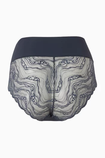 Sensual Lace High-waisted Briefs