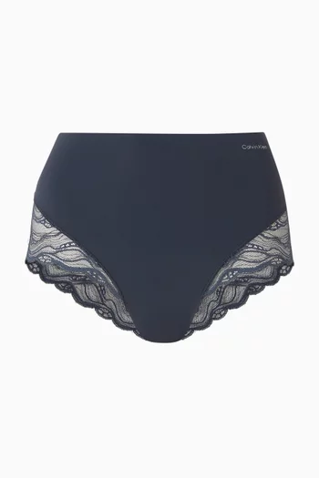 Sensual Lace High-waisted Briefs