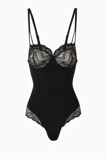 Sensual Lace Bodysuit in Jersey