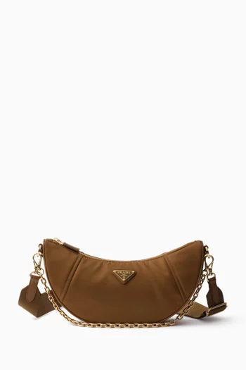 Demi-lune Shoulder Bag in Re-Nylon