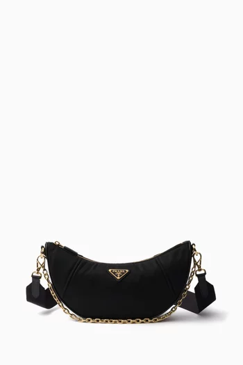 Demi-lune Shoulder Bag in Re-Nylon