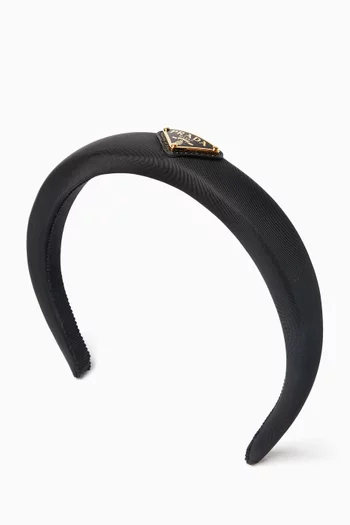 Triangle Logo Headband in Re-Nylon
