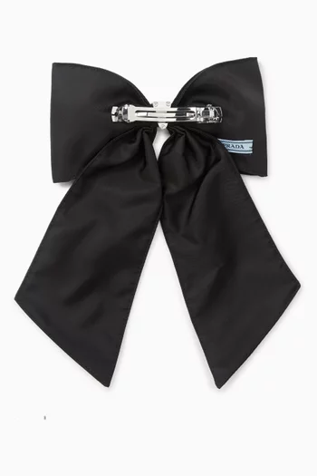 Bow Hairclip in Re-Nylon