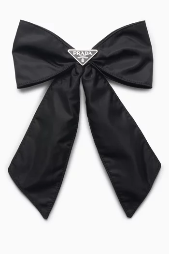 Bow Hairclip in Re-Nylon