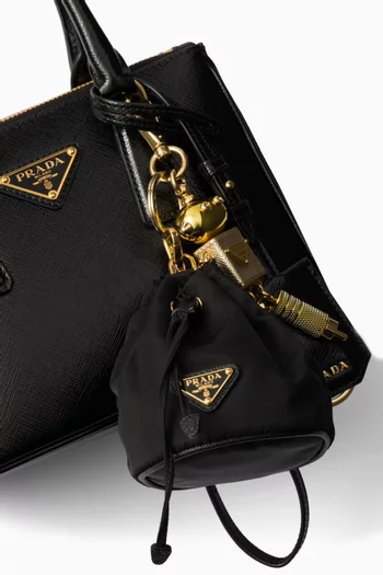 حلية حقيبة ميني نايلون معاد تدويره