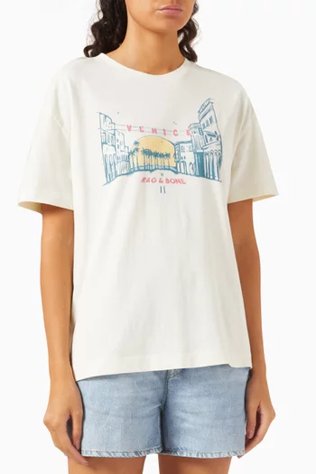 Venice Graphic T-shirt in Cotton