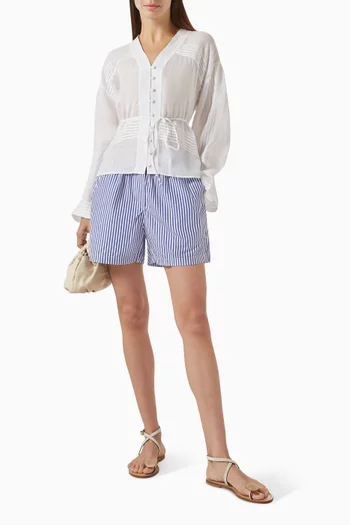 Viviana Belted Shirt