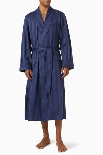 Lingfield Robe in Cotton-satin