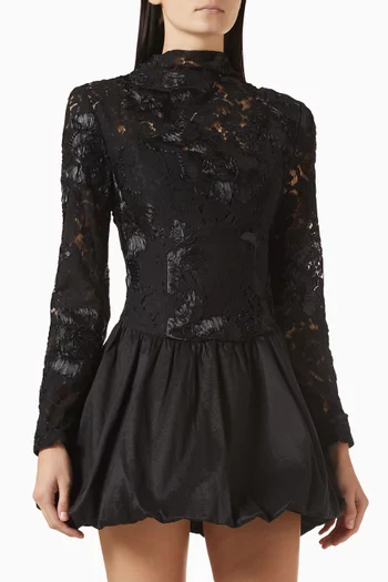 Presley Ballon-skirt Dress