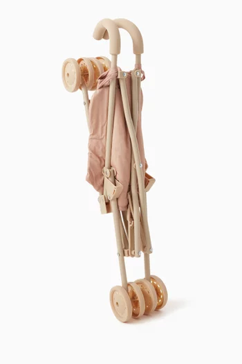 Cherry-print Doll Stroller