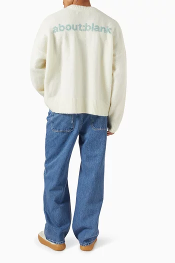 Crewneck Sweater in Mohair Knit