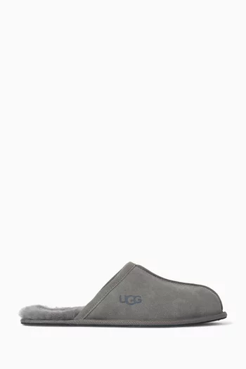 Scuff Slippers in Suede