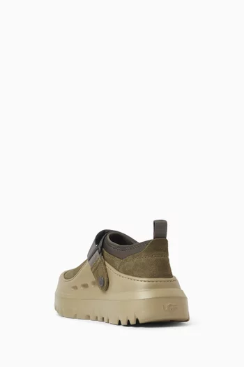 PeakMod Lowcut Slip-on Shoes in Suede & Neoprene