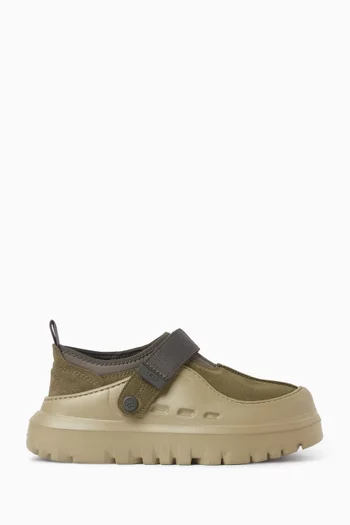 PeakMod Lowcut Slip-on Shoes in Suede & Neoprene