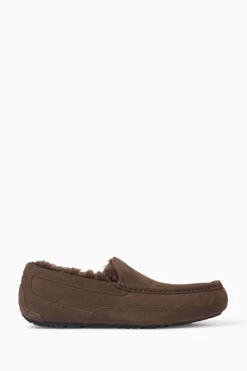 Ascot Slippers in Suede