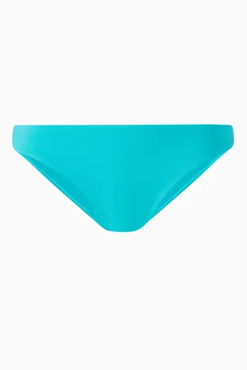 Basic Ruched Full Bikini Briefs
