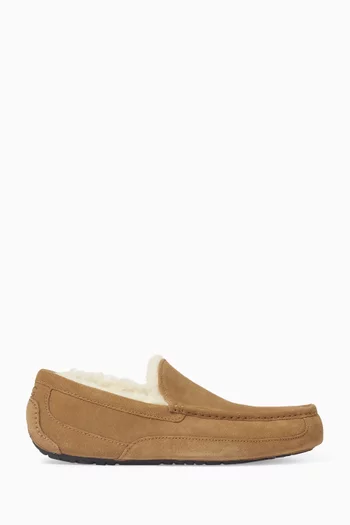 Ascot Slippers in Suede