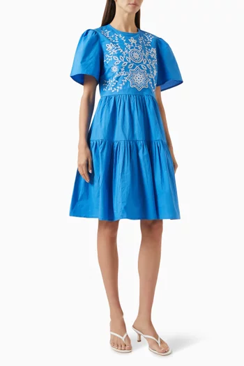 Yassira Mini Dress in Cotton