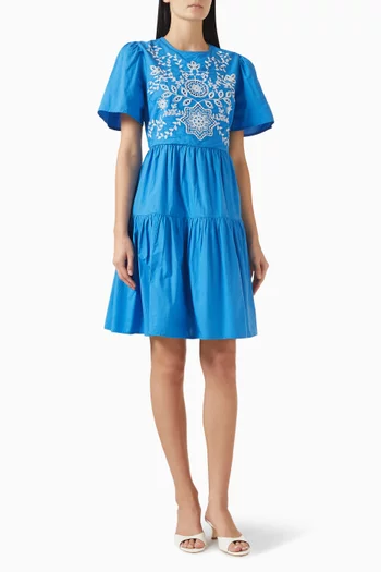 Yassira Mini Dress in Cotton