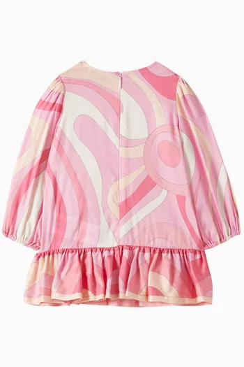 Abstract Dress in Cotton