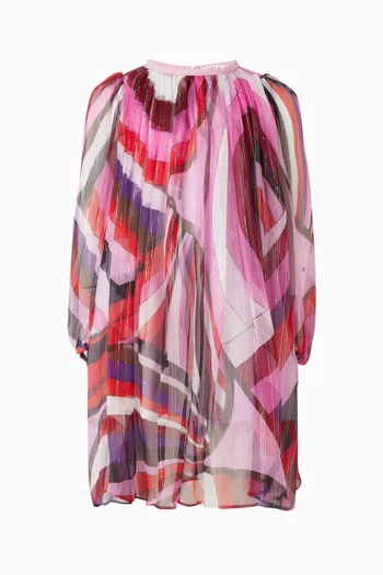 Abstract-print Dress