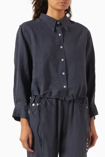 Hem Shirt in Linen