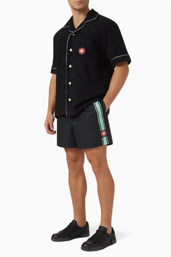 Gradient Jacquard Swimshorts