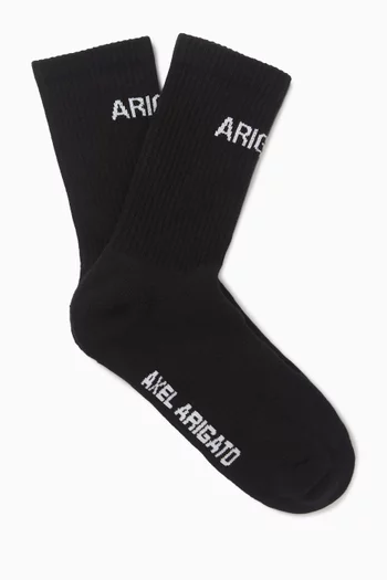 Logo Tube Socks in Cotton-blend