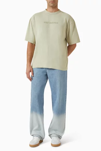 Distort Washed T-shirt in Organic Cotton