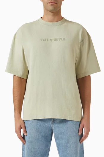 Distort Washed T-shirt in Organic Cotton