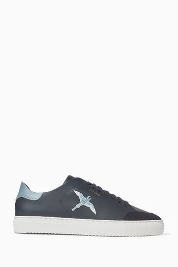Clean 90 Bee Bird Sneakers in Leather & Suede
