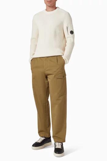 Crew Neck Sweater in Cotton