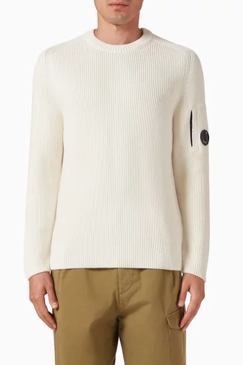 Crew Neck Sweater in Cotton