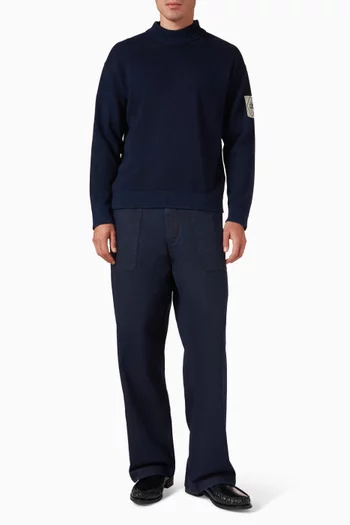 Turtle Neck Sweater in Cotton