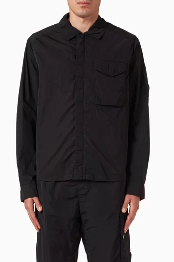 Overshirt in Chrome-R Nylon