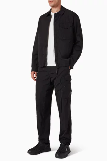 Cargo Pants in Chrome-R Nylon