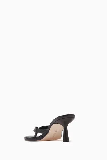Daphne 75 Toe-post Sandals in Leather