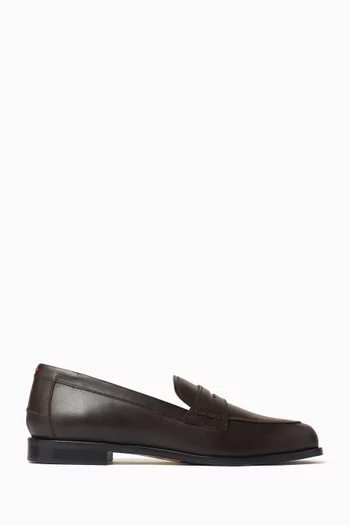 Oscar Penny Loafers in Leather