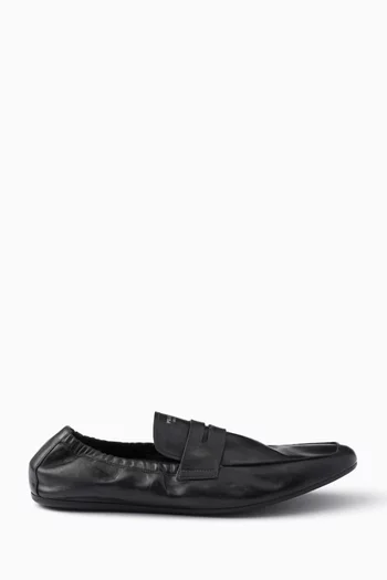 Shuffle Loafers in Antiqued Leather