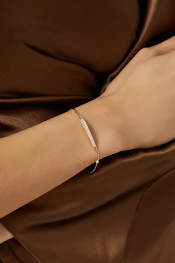 Paris-Dubai Diamond Bracelet in 18kt Yellow Gold