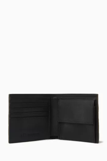 Liam Bifold Wallet in Faux Leather