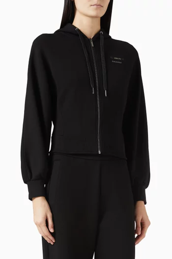 Logo Zip Hoodie