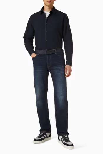 Straight-leg Jeans in Denim