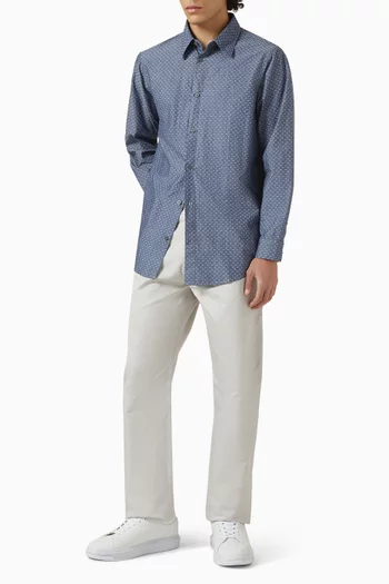 Logo Shirt in Cotton