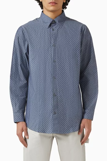 Logo Shirt in Cotton