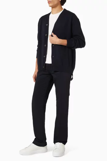 College Cardigan in Cotton-blend