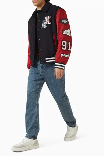 Collage Bomber Jacket