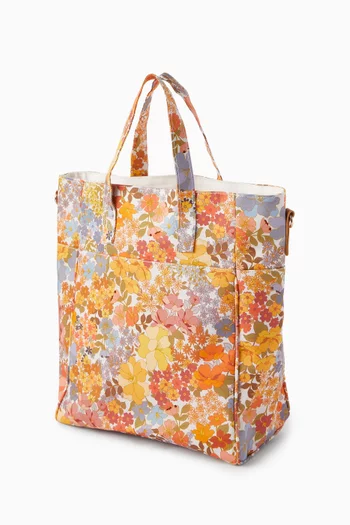 Floral Print Tote Bag