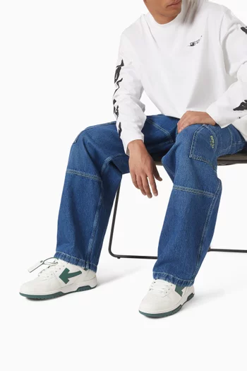 Out Of Office Sneakers in Leather